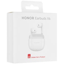 Наушники TWS Honor Earbuds X6 белый [2024, 2.0, вкладыши, Bluetooth, 5.3] 10041 - фото 75