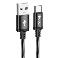 Кабель USB - Type-C HOCO X89 Wind, 1.0м, 3.0A, цвет: чёрный 10493 - фото 815