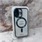 Силиконовый чехол Iphone прозрачный в сеточку, с защитой камеры, magsafe, глянцевый борт, в блистере, фиолетовый 10477 - фото 788 Силиконовый чехол Iphone прозрачный в сеточку, с защитой камеры, magsafe, глянцевый борт, в блистере, фиолетовый 10477 - фото 788